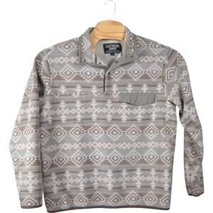 Southern Grit Aztec Fleece Pullover – Size L Southwest Pattern